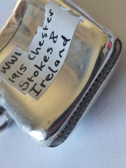 Rare!! WW1,  1915 Chester silver Northern Command bombing school value R2500