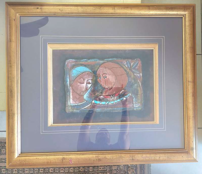 Increadible!! Pieter Lessing oil on clay Value R2500