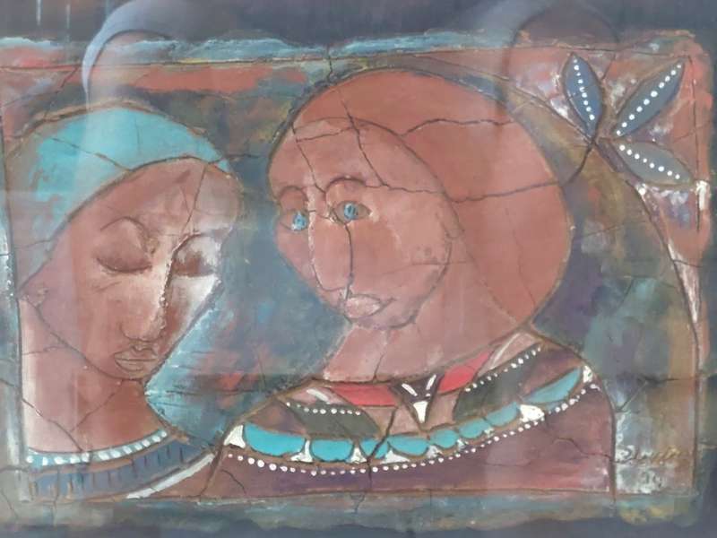 Increadible!! Pieter Lessing oil on clay Value R2500