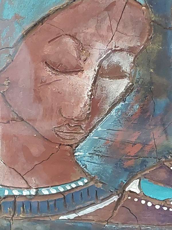 Increadible!! Pieter Lessing oil on clay Value R2500