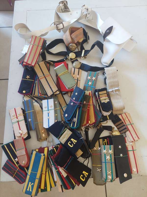 AMAZING collection of vintage Soviet military, navy & airforce items