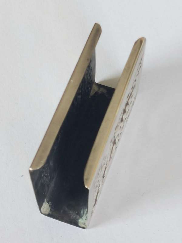 Amazing Vintage Judaica sterling silver match box holder 16,5g