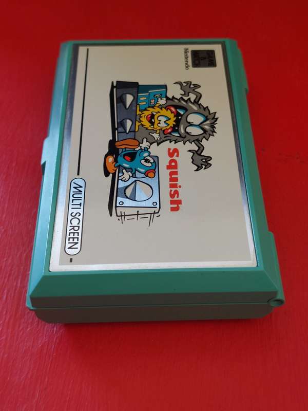 Rare!! 1986 Nintendo Squish game Mint Condition & 100% working!!