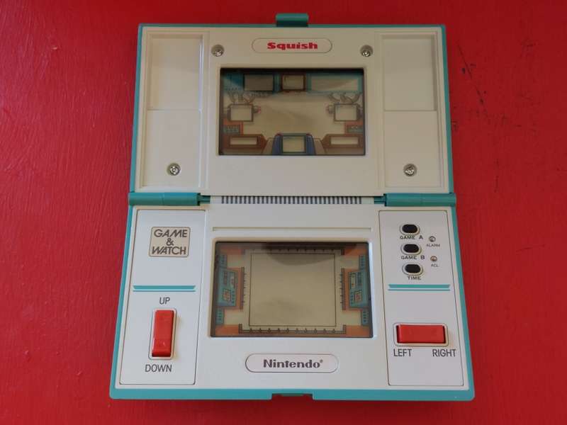Rare!! 1986 Nintendo Squish game Mint Condition & 100% working!!