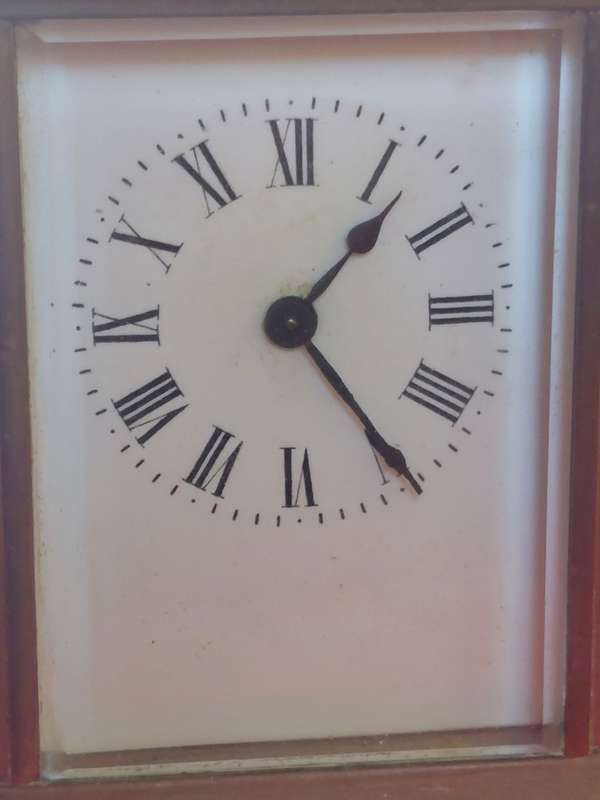 Antique Richard & co brass carriage clock Value R2500