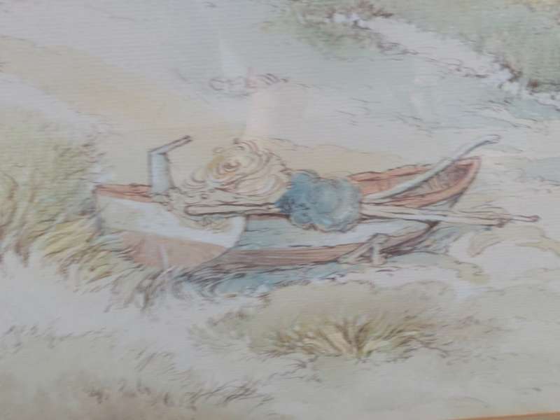 Amazing!! Large Oswald Gerber `Arniston` watercolour 750 x 500mm Value R3500