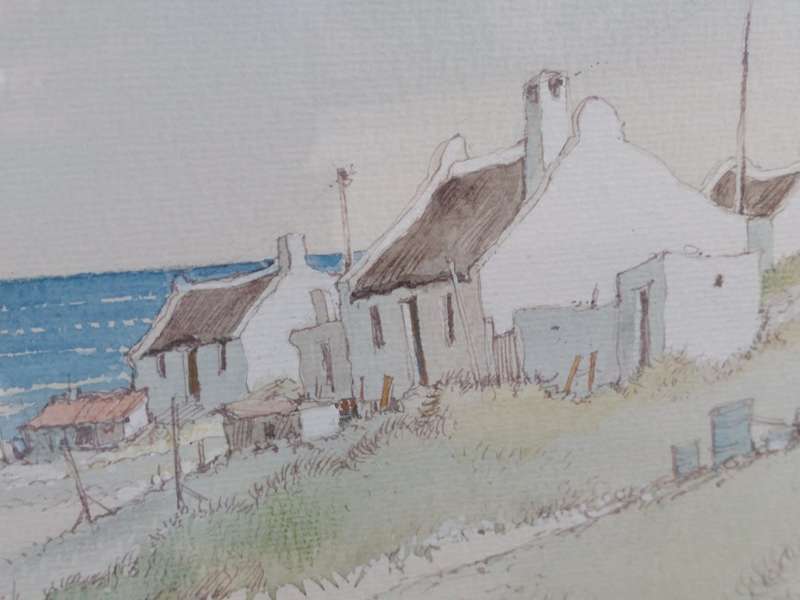 Amazing!! Large Oswald Gerber `Arniston` watercolour 750 x 500mm Value R3500