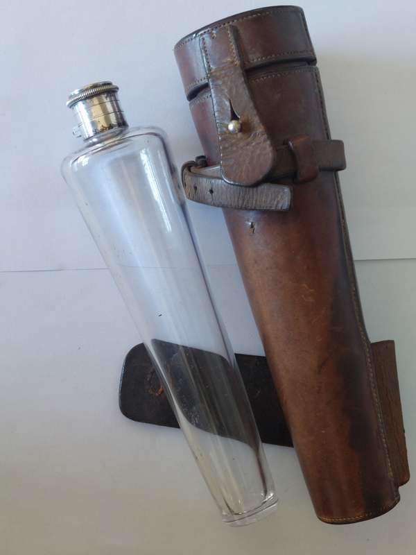 Rare!! WW1 era Daniel & Arter officers conical hunting flask Value R2500
