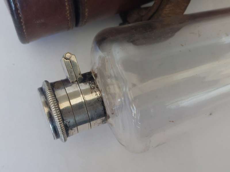 Rare!! WW1 era Daniel & Arter officers conical hunting flask Value R2500