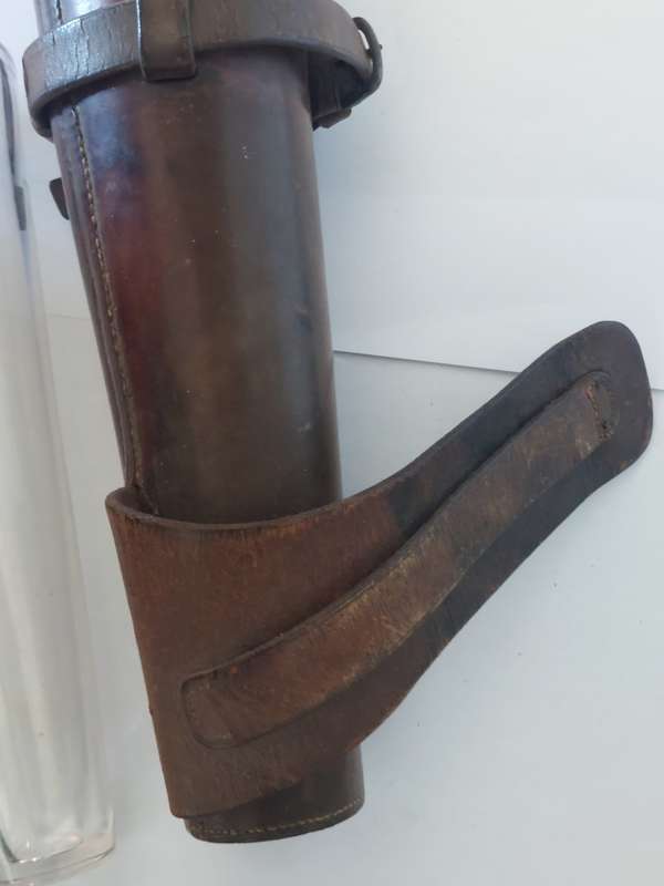 Rare!! WW1 era Daniel & Arter officers conical hunting flask Value R2500