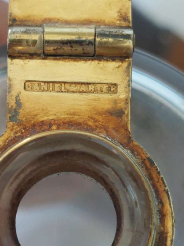 Rare!! WW1 era Daniel & Arter officers conical hunting flask Value R2500