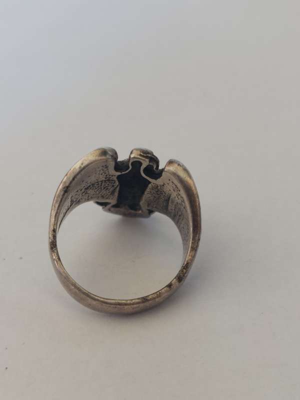 Amazing!! Vintage Sterling silver eagle ring 8,8g WOW!!