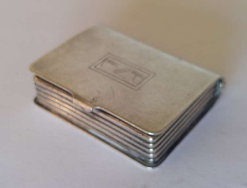 Rare Find!! Antique Napier sterling silver book form pillbox circa 1920,  21,7g