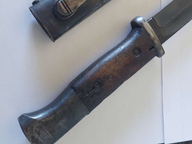 Rare!! WW2 1937 German S-code K98 mauser bayonet Value R8000