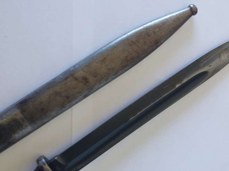 Rare!! WW2 1937 German S-code K98 mauser bayonet Value R8000
