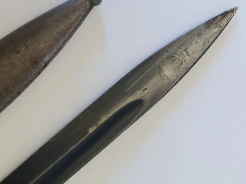 Rare!! WW2 1937 German S-code K98 mauser bayonet Value R8000