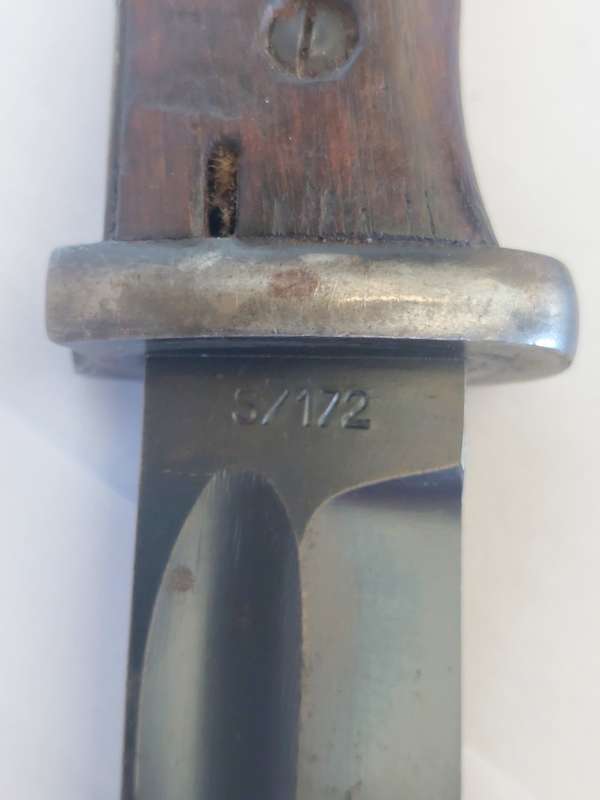 Rare!! WW2 1937 German S-code K98 mauser bayonet Value R8000