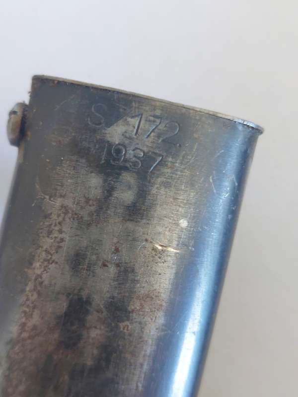 Rare!! WW2 1937 German S-code K98 mauser bayonet Value R8000