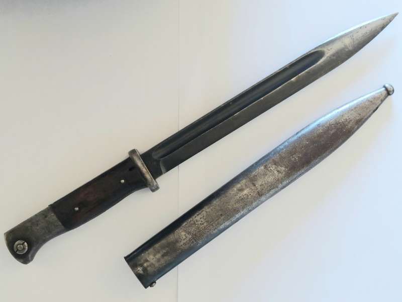 Rare!! WW2 1937 German S-code K98 mauser bayonet Value R8000