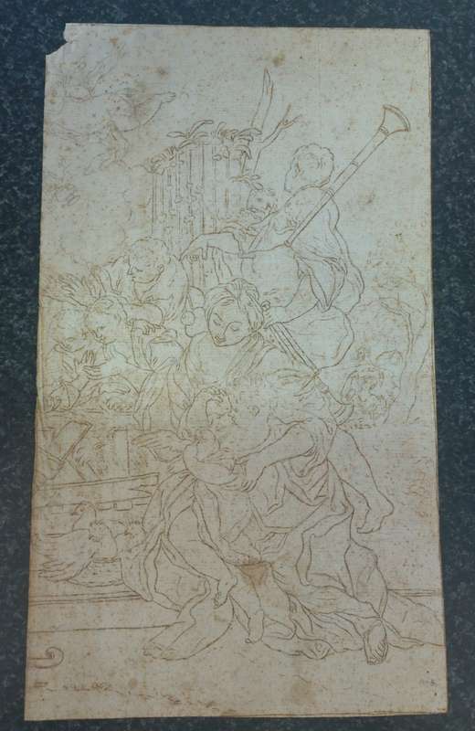 17th century (1600 - 1650) Italian school sketch possibly old master Value R15000