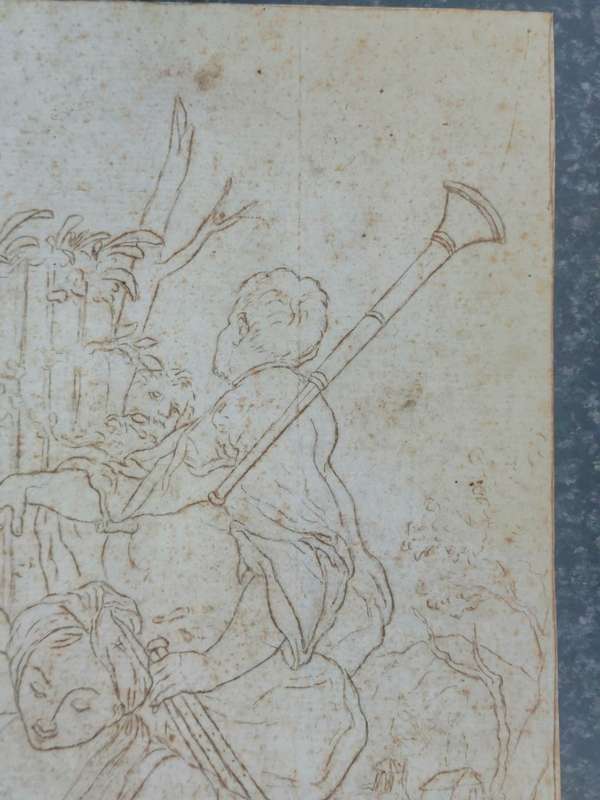 17th century (1600 - 1650) Italian school sketch possibly old master Value R15000