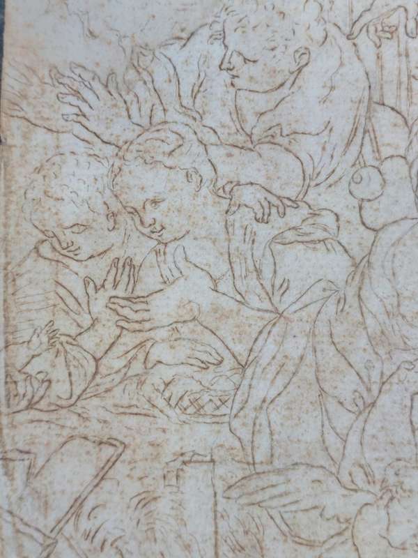 17th century (1600 - 1650) Italian school sketch possibly old master Value R15000