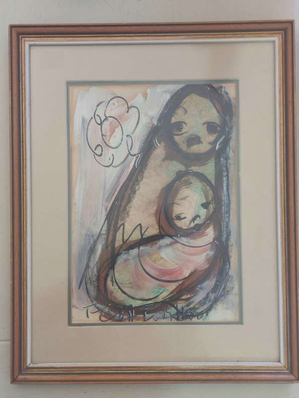Investment!! 1980`s Claerhout oil mixed media 305 x 210mm Value R4500