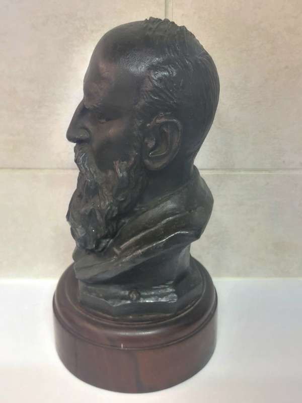 Wow!! 1945 Coert Steynberg `Gnrl Koos del la Rey`metal sculpture Value R5000