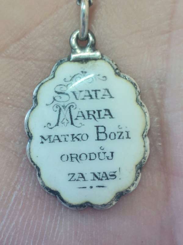 Rare!! 19th century Czech enamel silver icon circa 1890`s Value R3200