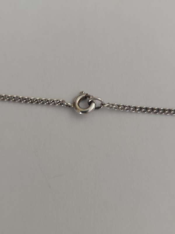 Gorgeous 1950`s sterling silver & paste necklace 13,4g wow!!