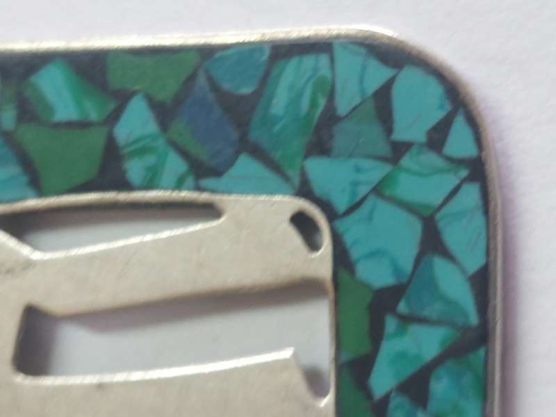 Amazing large vintage Hebrew sterling silver turquoise `Chai` pendant 7,9g