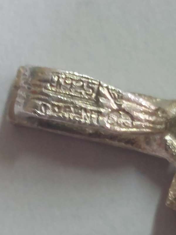 Rare!! Large vintage Finland brutalist sterling silver coral pendant 17,6g Value R3500