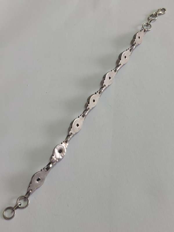 Beautiful sterling silver labradorite bracelet 15,1g