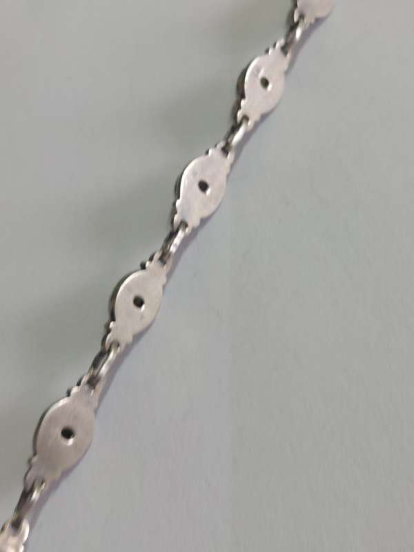 Beautiful sterling silver labradorite bracelet 15,1g