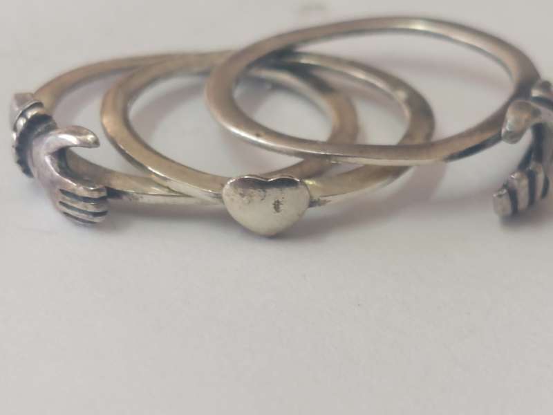 Spectacular folding antique lovers token ring 4,0g value R1500