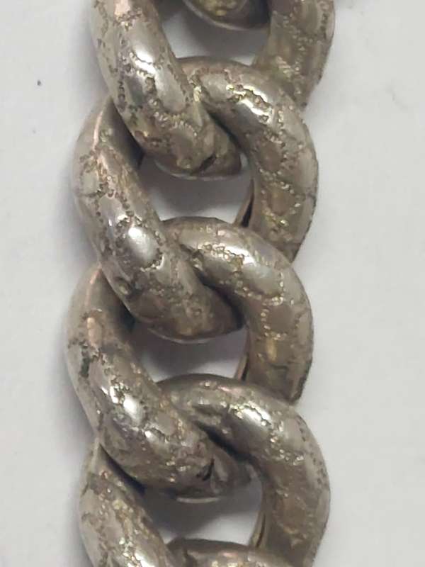 Gorgeous antique 800 silver clip bracelet circa 1910,   12,4g