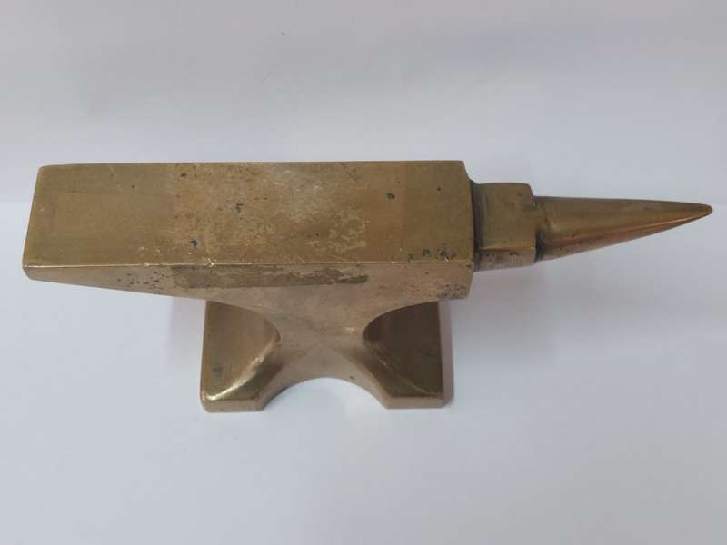 Rare find!! Large solid brass jewellers anvil Value R2500