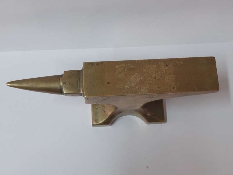 Rare find!! Large solid brass jewellers anvil Value R2500