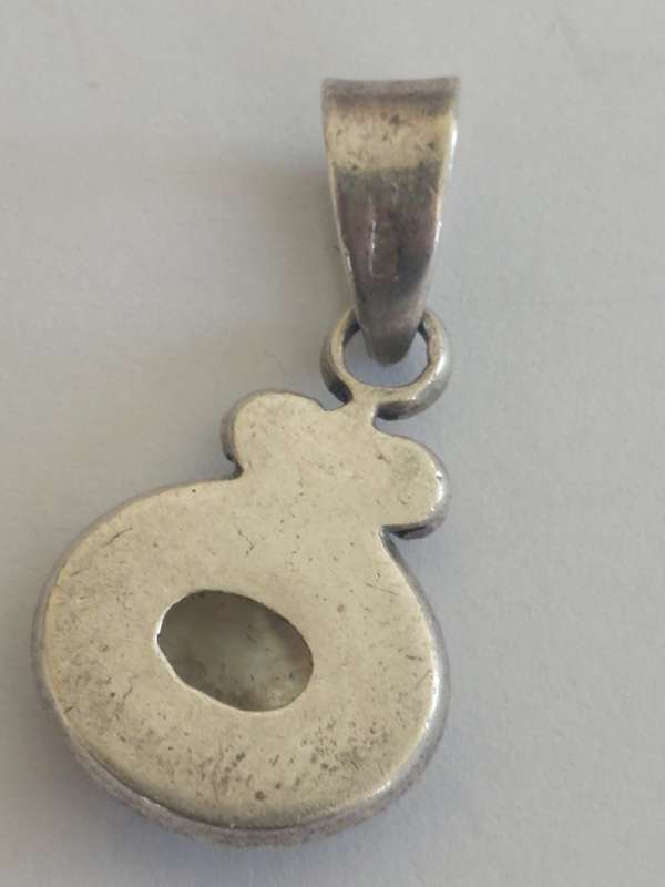 Vintage sterling silver pearl pendant 4,4g