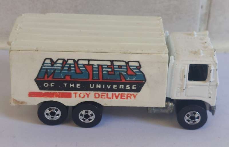 Very Rare 1986 hotwheels Masters of the Universe toy delivery truck Value R900