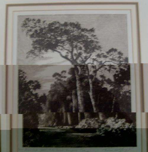 Original Tinus de Jongh signed etching of Knysna