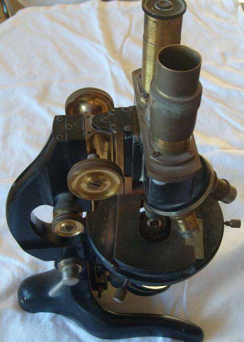 AWESOME LARGE!! EARLY 20TH CENTURY E. LEITZ WETZLAR BINOCULAR MICROSCOPE