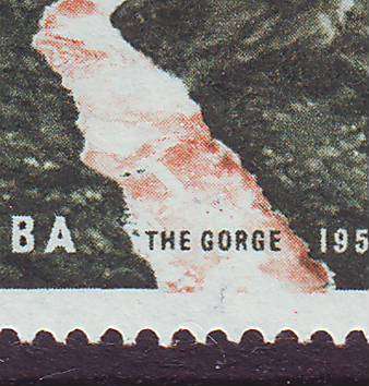 B121022 Rhodesia Nyasaland 1960 Kariba Dam GORGE FLAW MH