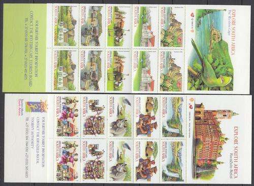 B141014 South Africa 1998 EXPLORE SOUTH AFRICA  pair of booklets MNH