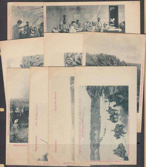 Sorry Peter only = B160301 PRETORIUS POW Boer War printed = Weiss Reinschmidt- Stassburg x 9