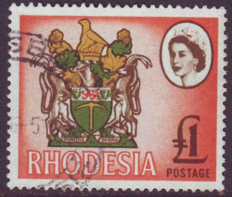 B10308 Rhodesia 1966 MARDON ¿1 VFU