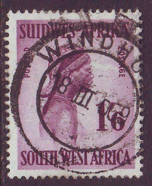 B101216 South West Africa 1954 FU cat R15