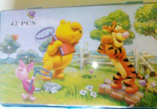 42 Piece Winney the poo Art set in carry-case.