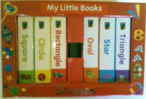 MY LITTLE BOOKS - Shapes!!!  6 books in a carry case, limited stock do not miss out!
