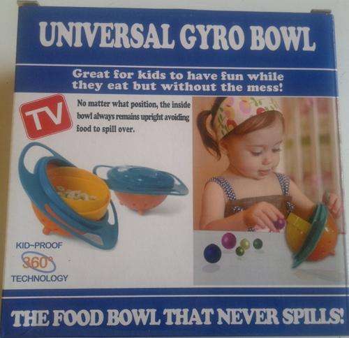 Universal Giro Bowl, AS SEEN ON TV,Great for kids to have fun while they eat, but without the mess!!
